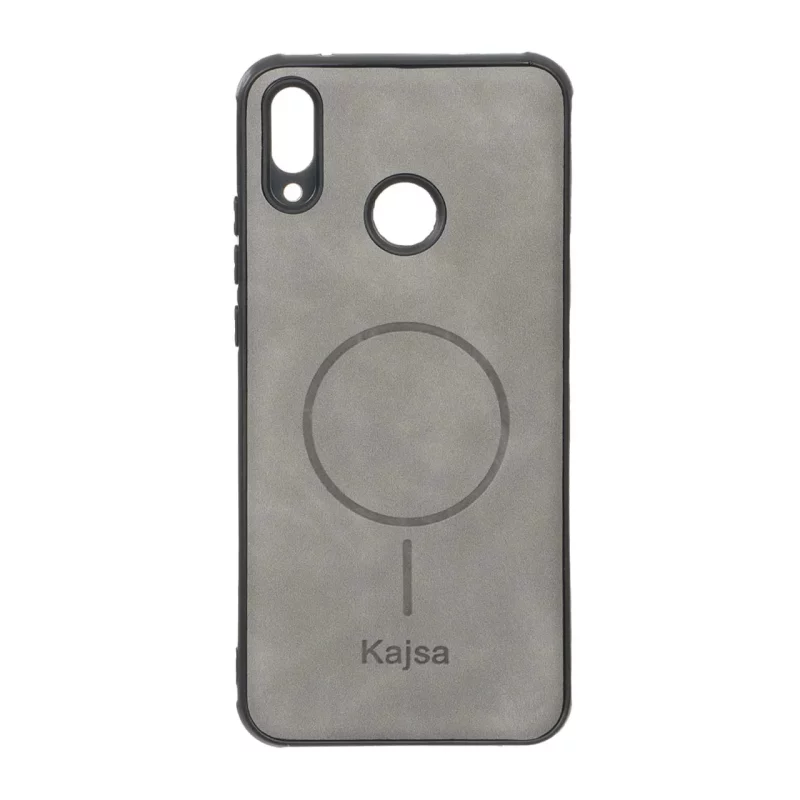 قاب جیر Kajsa طرح مگ سیف MNC مدل Huawei Y9 2019 - طوسی - تصویر 2