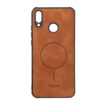 قاب جیر Kajsa طرح مگ سیف MNC مدل Huawei Y9 2019 - قهوه ای روشن