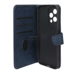 کیف چرمی موبایل مگنتی محافظ لنزدار Honor 200 Lite - سرمه ای - تصویر 3
