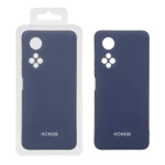 قاب نیو سیلیکون محافظ لنزدار RFF مدل Honor X7 - سرمه ای (پک دار)