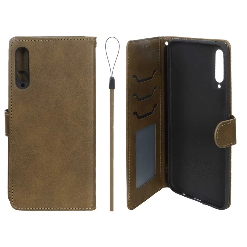 کیف موبایل مگنتی درجه یک داخل خز MNC Plus مدل Huawei Y9s / 9X Pro / Y9s New - سبز زیتونی - تصویر 2