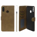 کیف موبایل مگنتی درجه یک داخل خز MNC Plus مدل Huawei Y9 2019 - سبز زیتونی