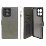 کیف موبایل مگنتی درجه یک داخل خز MNC Plus مدل Honor X7c - خاکستری