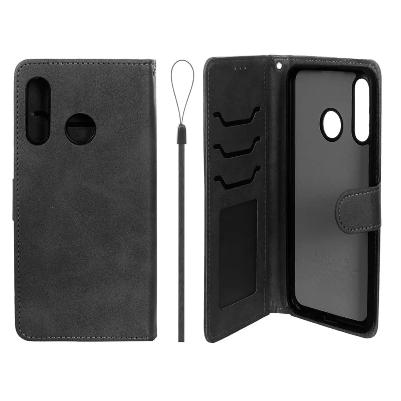 کیف موبایل مگنتی درجه یک داخل خز MNC Plus مدل Huawei P30 Lite - مشکی - تصویر 2