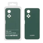 قاب نیو سیلیکون محافظ لنزدار RFF مدل Honor X7 4G - سبز (پک دار)
