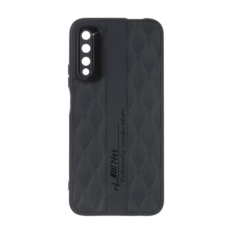 قاب پافر لوزی Imagination دور لنز براق Huawei Y9s / 9X Pro / Y9s New - مشکی - تصویر 2