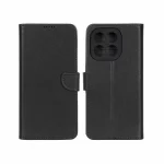 کیف چرمی موبایل مگنتی محافظ لنزدار KRF مدل Honor X6c - مشکی