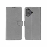 کیف چرمی موبایل مگنتی محافظ لنزدار KRF مدل Honor Play 10 - طوسی