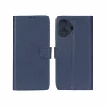 کیف چرمی موبایل مگنتی محافظ لنزدار KRF مدل Honor Play 10 - سرمه ای