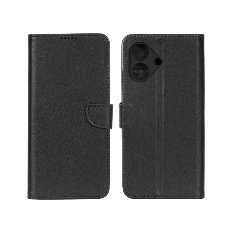 کیف چرمی موبایل مگنتی محافظ لنزدار KRF مدل Honor Play 10 - مشکی - تصویر 2