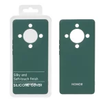 قاب نیو سیلیکون محافظ لنزدار RFF مدل Honor X9a - سبز (پک دار)