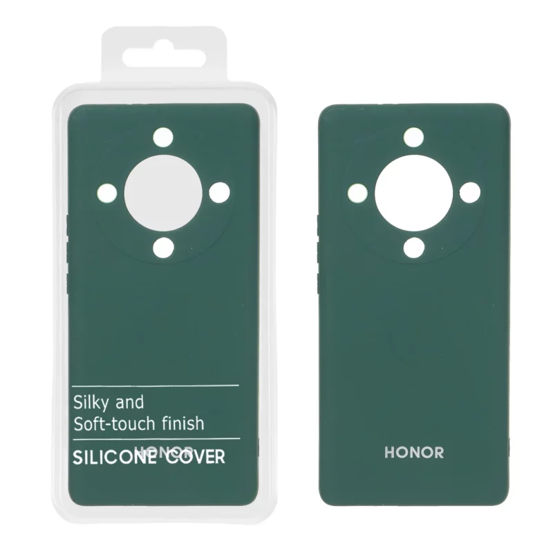 قاب نیو سیلیکون محافظ لنزدار RFF مدل Honor X9a - سبز (پک دار) - تصویر 2