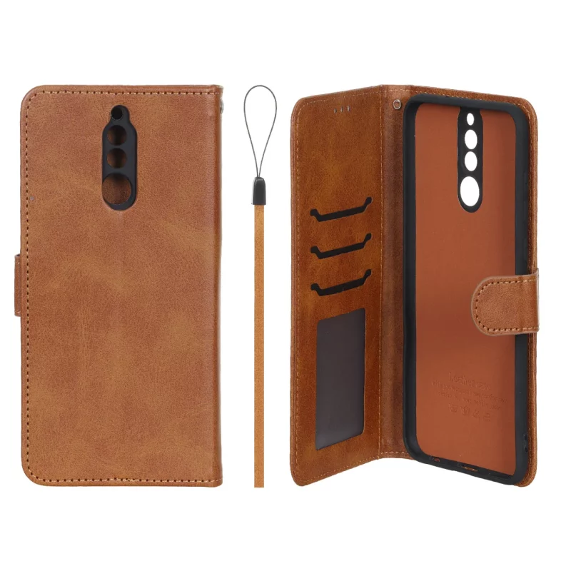 کیف موبایل مگنتی درجه یک داخل خز MNC Plus مدل Huawei Mate 10 Lite - عسلی - تصویر 2