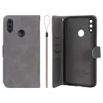 کیف موبایل مگنتی درجه یک داخل خز MNC Plus مدل Huawei Y7 Prime (2019) / Huawei Y7 (2019) - خاکستری