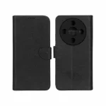 کیف چرمی موبایل مگنتی محافظ لنزدار KRF مدل Honor X9d - مشکی