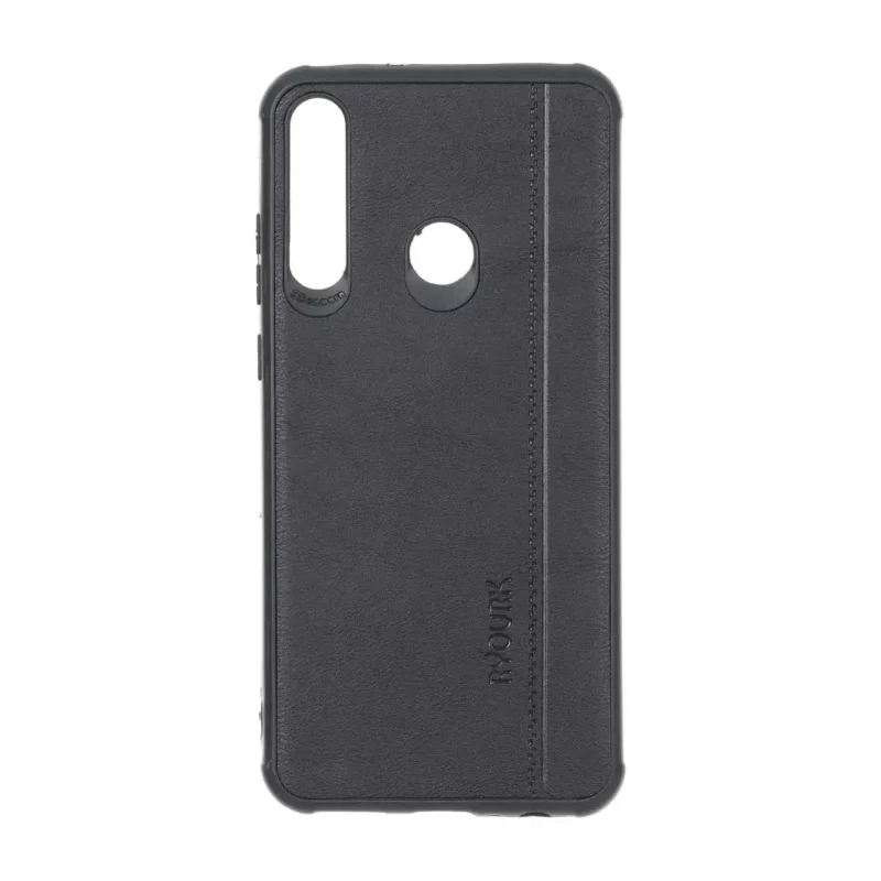 قاب طرح چرم RYOURK مدل Huawei Y6P - مشکی - تصویر 2