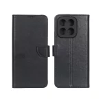 کیف چرمی موبایل مگنتی محافظ لنزدار KRF مدل Honor X7d - مشکی