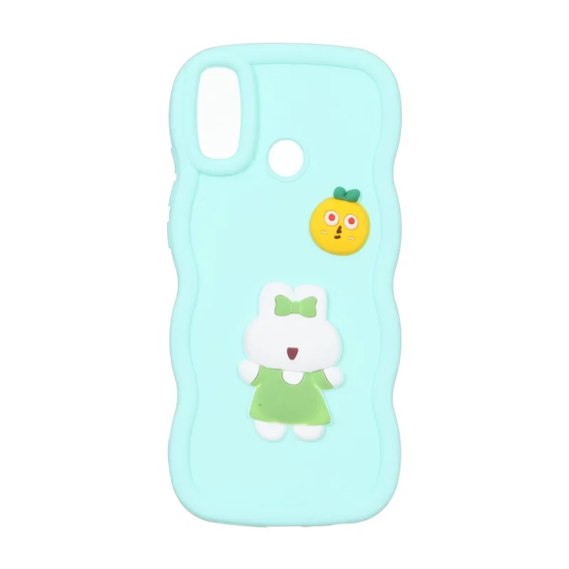 قاب کنگره ای عروسک خمیری برجسته Huawei Y9 2019 - طرح 482 - تصویر 2