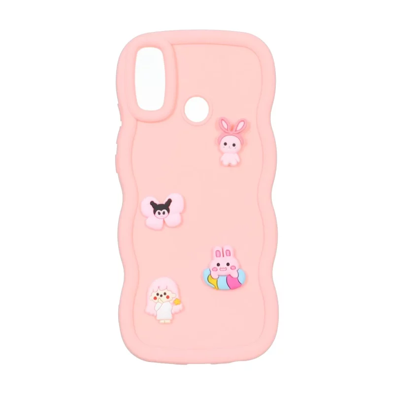 قاب کنگره ای عروسک خمیری برجسته Huawei Y9 2019 - طرح 487 - تصویر 2