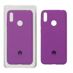 قاب سیلیکونی پاک کنی اورجینال Huawei Y7 2019 - بنفش (پک اصلی)