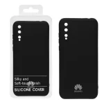 قاب نیو سیلیکون محافظ لنزدار RFF مدل Huawei Y8P - مشکی کد 9 (پک دار)
