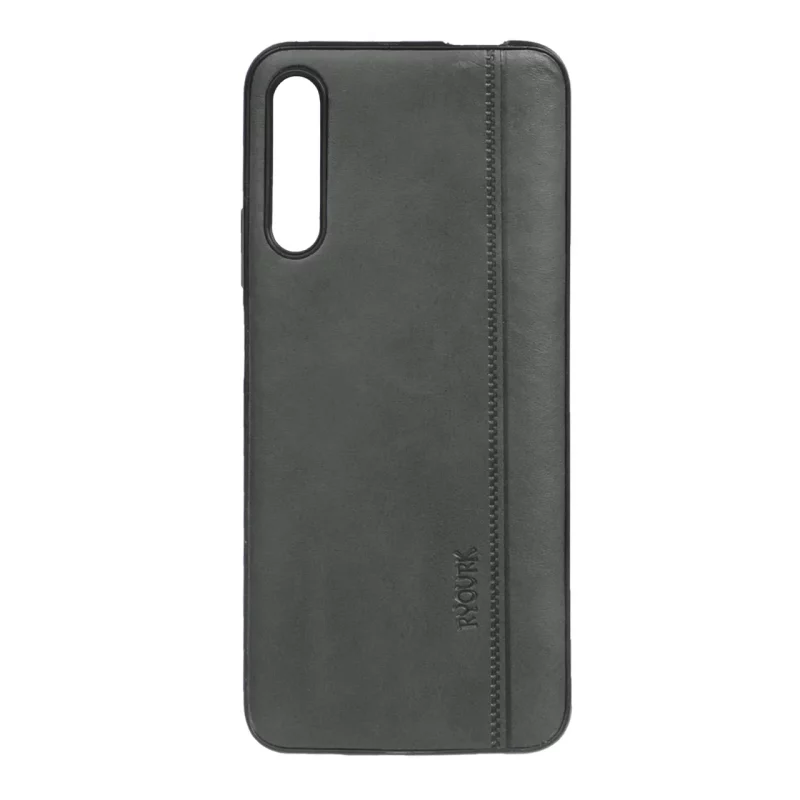 قاب طرح چرم RYOURK مدل Huawei Y9s / 9X Pro - خاکستری - تصویر 2