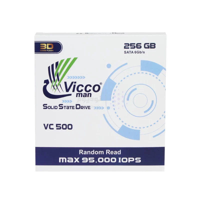 هارد Vicco man SSD مدل VC 500 ظرفیت 256GB - مشکی - تصویر 3