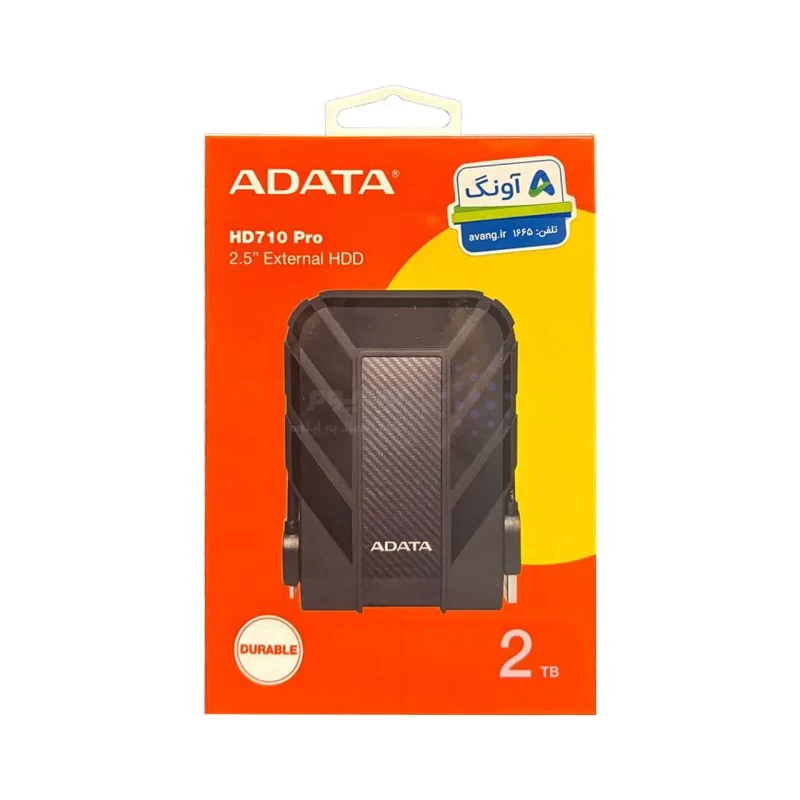 هارد اکسترنال ADATA مدل HD710 Pro ظرفیت 2TB - مشکی (گارانتی شرکت آونگ) - تصویر 6