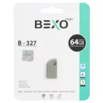 BEXO B-327 USB2.0 Flash Memory - 64GB (گارانتی داده پردازی آواتک) نقره ای