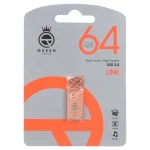 Queen LINK USB2.0 Flash Memory - 64GB (گارانتی مادام العمر شرکت آی تین) رزگلد