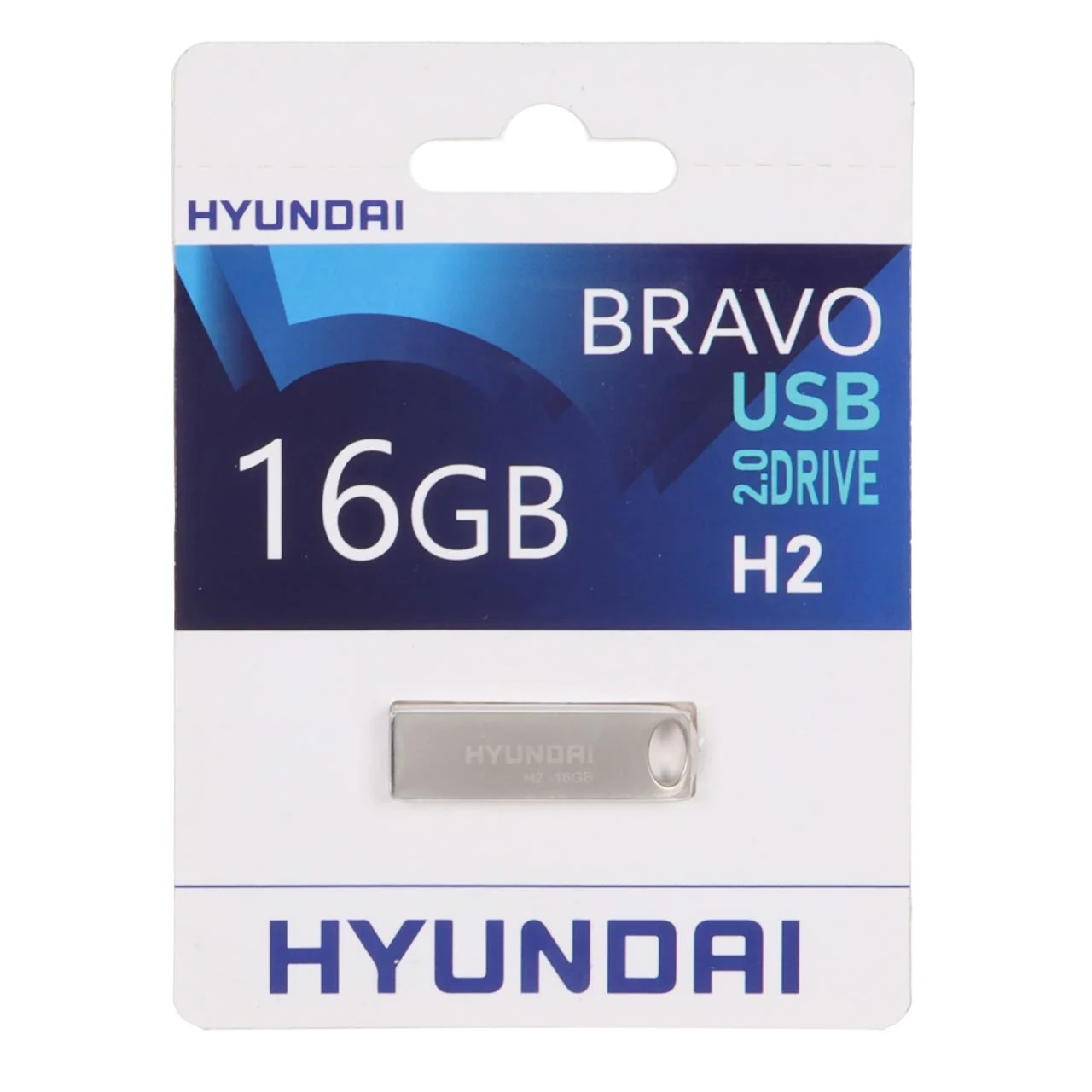 1398-1295426-1 Hyundai Bravo H2 USB 2.0 Flash Memory - 16GB (گارانتی IPM) - تصویر 1