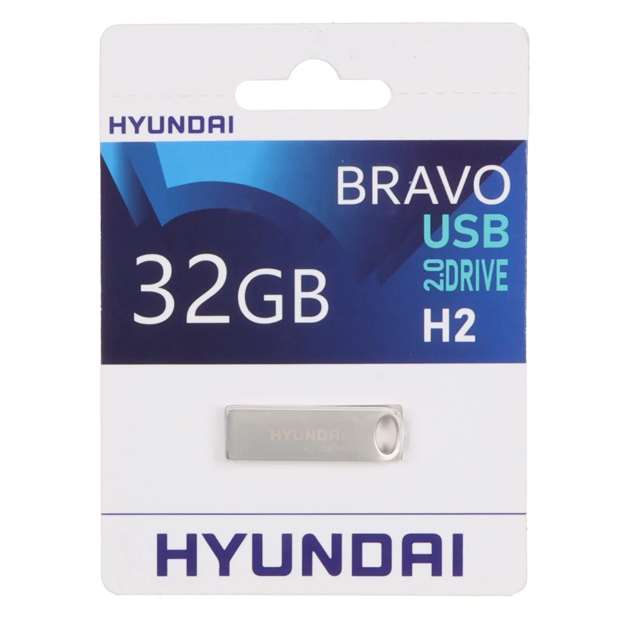 1398-1295430-1 Hyundai Bravo H2 USB 2.0 Flash Memory - 32GB (گارانتی IPM) - تصویر 1