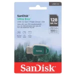 SanDisk Ultra Eco USB3.2 Flash Memory - 128GB - سبز (گارانتی سورین)