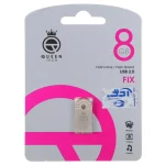 Queen Fix USB2.0 Flash Memory-8GB نقره ای (گارانتی مادام العمر شرکت آی تین)