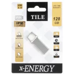 X-ENERGY Tile USB3.0 Flash Memory - 128GB نقره ای (گارانتی مادام العمر IPM)
