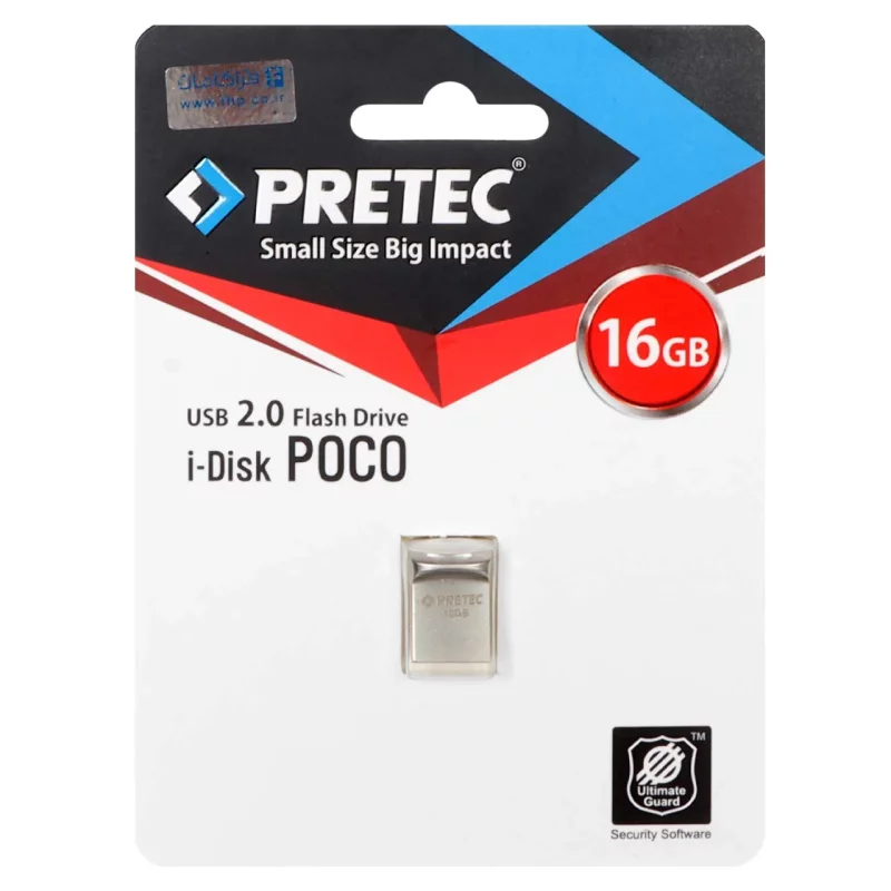 Pretec Poco USB 2.0 Flash Memory - 16GB - نقره ای (گارانتی فراگامان) - تصویر 2