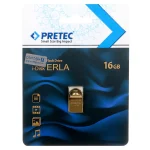 Pretec Erla USB 2.0 Flash Memory - 16GB - طلایی (گارانتی فراگامان)