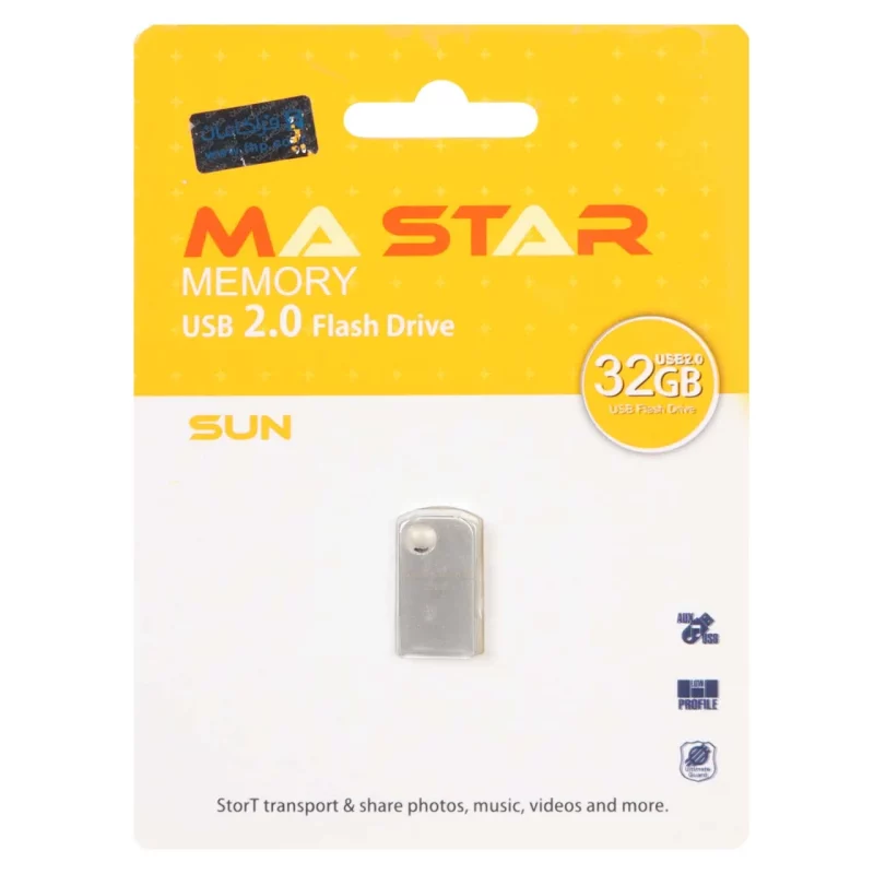 MA Star Sun USB 2.0 Flash Memory - 32GB - نقره ای (گارانتی فراگامان) - تصویر 2