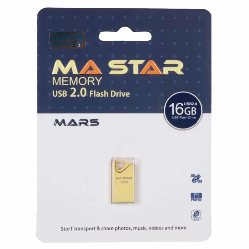 MA Star Mars USB 2.0 Flash Memory - 16GB - طلایی (گارانتی فراگامان) - تصویر 2