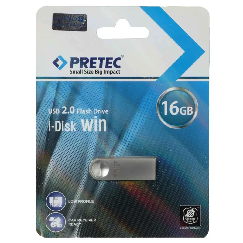 Pretec Win USB 2.0 Flash Memory - 16GB - نقره ای (گارانتی فراگامان) - تصویر 2