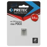 Pretec Poco USB 2.0 Flash Memory - 64GB - نقره ای (گارانتی فراگامان)