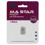 MA Star Vega USB 2.0 Flash Memory - 64GB - نقره ای (گارانتی فراگامان)