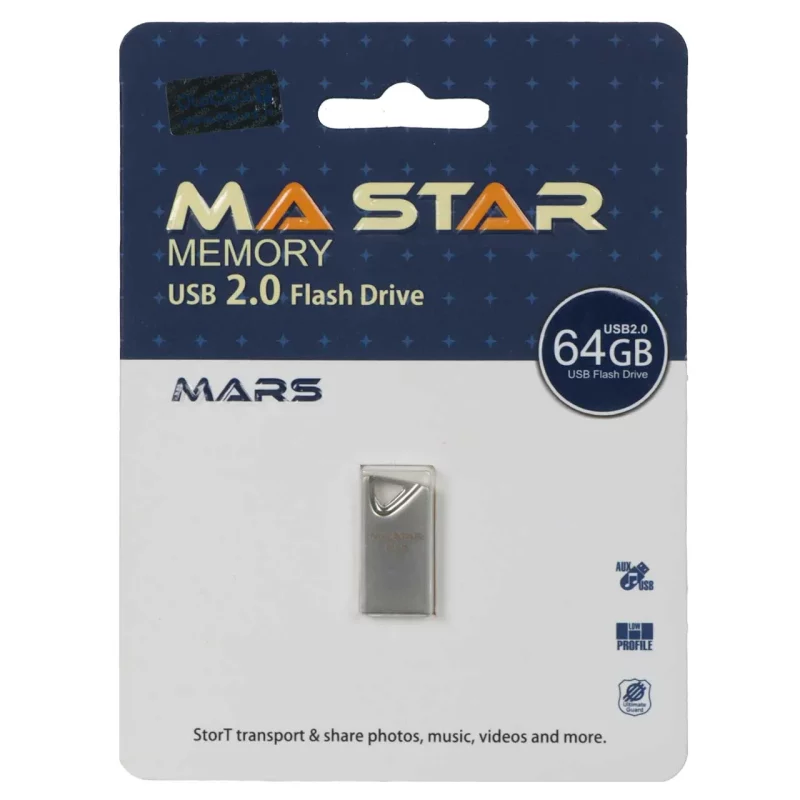 MA Star Mars USB 2.0 Flash Memory - 64GB - نقره ای (گارانتی فراگامان) - تصویر 2