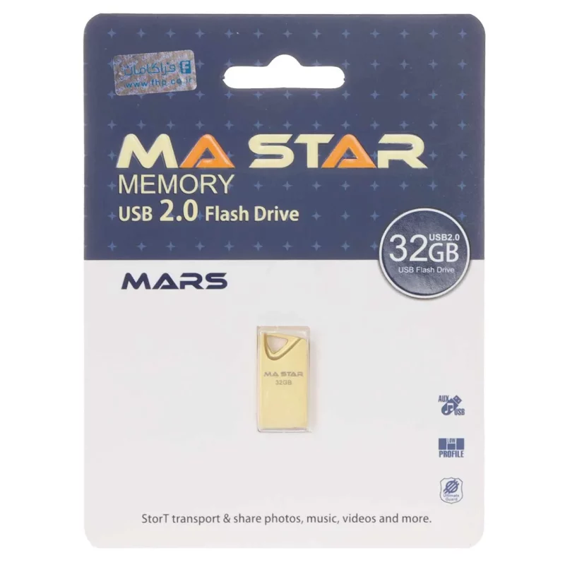 MA Star Mars USB 2.0 Flash Memory - 32GB - طلایی (گارانتی فراگامان) - تصویر 2