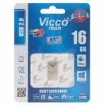 (گارانتی مادام‌العمر رایانه نوین سگال) نقره ای Vicco man VC291 S USB2.0 Flash Memory - 16GB