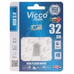 Vicco man VC343 USB3.0 Flash Memory - 32GB(گارانتی مادام‌العمر رایانه نوین سگال) نقره ای