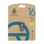 Queen tech-101 USB2.0 Flash Memory-16GB (گارانتی مادام العمر شرکت آی تین) مشکی
