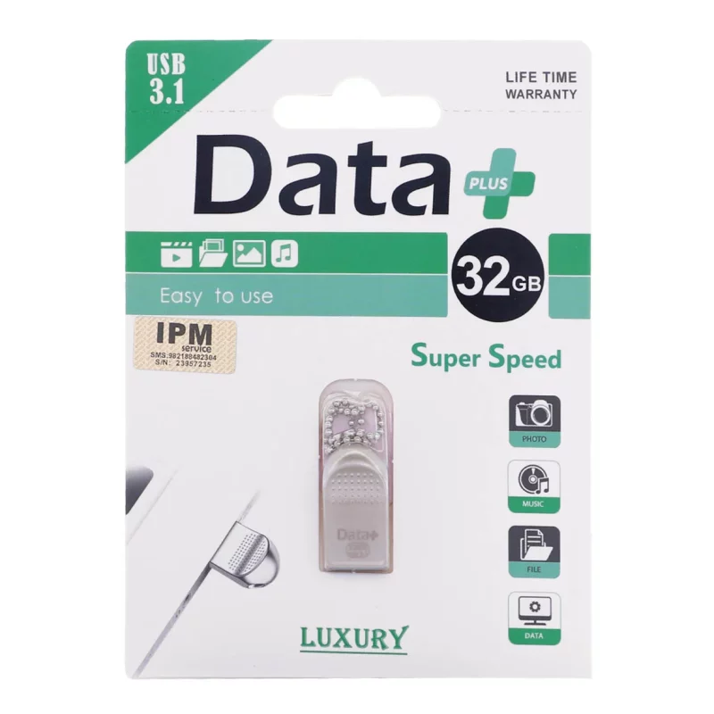 Data Plus LUXURY USB3.1 Flash Memory-32GB-نقره ای - تصویر 2