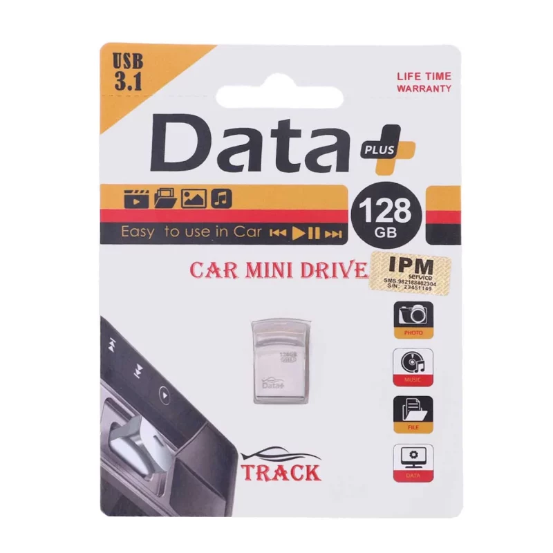 Data Plus Track USB3.1 Flash Memory-128GB (گارانتی مادام العمر IPM) - تصویر 2