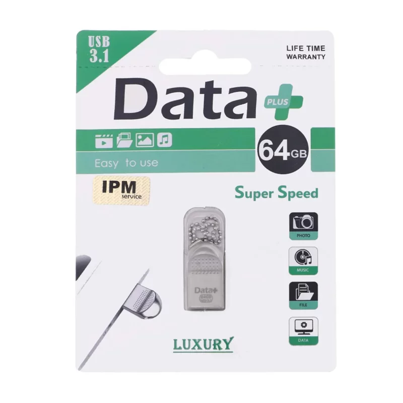 Data Plus LUXURY USB3.1 Flash Memory-64GB (گارانتی مادام العمر IPM) - تصویر 2